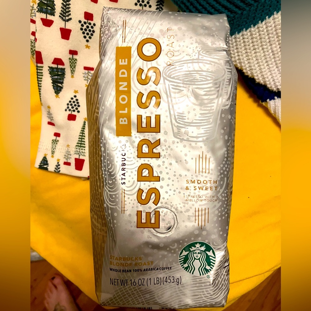 Starbucks blonde espresso roast full bean